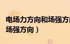 电场力方向和场强方向的区别（电场力方向与场强方向）