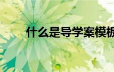 什么是导学案模板（什么是导学案）