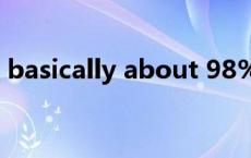 basically about 98% of world（basical）