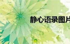 静心语录图片（静心语录）