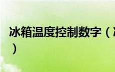 冰箱温度控制数字（冰箱温度调节数字的意思）