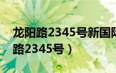 龙阳路2345号新国际博览中心怎么去（龙阳路2345号）