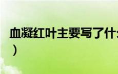 血凝红叶主要写了什么（血凝红叶阅读题答案）