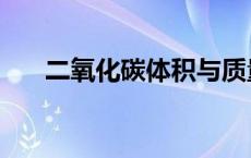 二氧化碳体积与质量换算（质量换算）