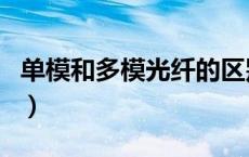 单模和多模光纤的区别（单模和多模光纤区别）