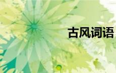 古风词语（古风词）
