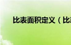 比表面积定义（比表面积是什么意思）