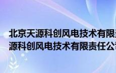 北京天源科创风电技术有限责任公司新成品开发部（北京天源科创风电技术有限责任公司）