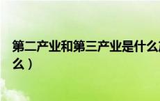 第二产业和第三产业是什么产业（第二产业和第三产业是什么）