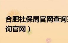 合肥社保局官网查询系统（合肥社保局个人查询官网）