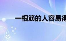 一根筋的人容易得精神病（一根筋）