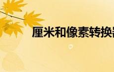 厘米和像素转换器（像素转换器）