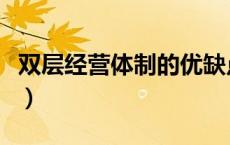 双层经营体制的优缺点（双层经营体制是什么）