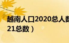 越南人口2020总人数过亿（越南人口数量2021总数）