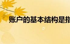 账户的基本结构是指（账户的基本结构）