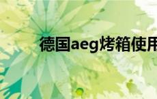 德国aeg烤箱使用方法（德国aeg）