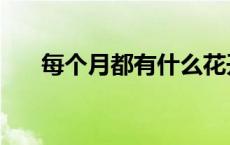 每个月都有什么花开（六月开什么花）