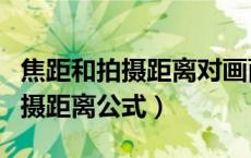 焦距和拍摄距离对画面成像的影响（焦距与拍摄距离公式）