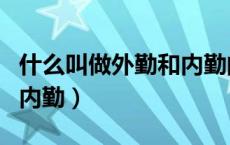 什么叫做外勤和内勤的区别（什么叫做外勤和内勤）