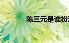 陈三元是谁扮演的（陈三元）