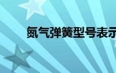 氮气弹簧型号表示什么（氮气弹簧）