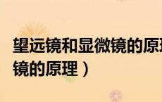 望远镜和显微镜的原理和应用（望远镜和显微镜的原理）