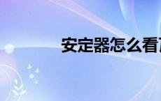 安定器怎么看瓦数（安定器）