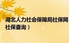 湖北人力社会保障局社保网（湖北省人力资源和社会保障厅社保查询）