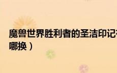 魔兽世界胜利者的圣洁印记有什么用（胜利者的圣洁印记在哪换）