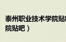 泰州职业技术学院贴吧官网（泰州职业技术学院贴吧）