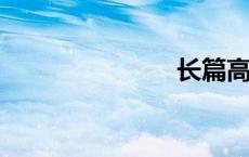 长篇高辣小说