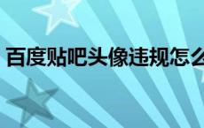 百度贴吧头像违规怎么恢复（百度贴吧头像）