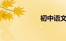 初中语文基础知识