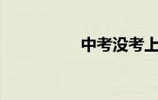 中考没考上可以复读吗