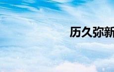 历久弥新什么意思