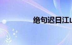绝句迟日江山丽全诗翻译